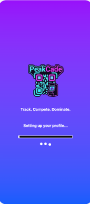 PeakCade loading / splash screen
